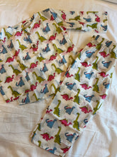Load image into Gallery viewer, Multi Colour Dino Cotton Night Suit for Kids
