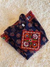 Load image into Gallery viewer, Navratri Frock - Navy & Beige