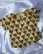 Load image into Gallery viewer, Klingaru Sleeves Unisex Short Kurta - Offwhite Ganesha