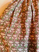 Load image into Gallery viewer, Olive Green Tulip Kurta with Tulip Pant Set for Girls | Festive Wear for Kids