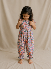 Load image into Gallery viewer, Klingaru Jumpsuit - Peach Floral ( Last Peice )