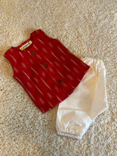 Load image into Gallery viewer, Unisex Newborn Style - Red Ikat set