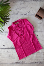 Charger l'image dans la galerie, Klingaru Long Kurta - Solid Pink