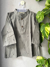 Load image into Gallery viewer, Klingaru Long Kurta - Grey Lining (last few pieces available)