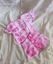 Load image into Gallery viewer, Klingaru Summer Short Set - Pink Shibori
