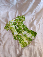Load image into Gallery viewer, Klingaru Summer Short Set  - Green Shibori
