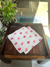 Load image into Gallery viewer, Organic Cotton Kids Handkerchiefs/ Napkins (Pack of 6/12)