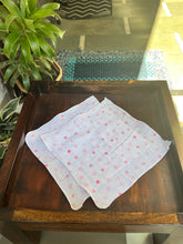 Load image into Gallery viewer, Organic Cotton Kids Handkerchiefs/ Napkins (Pack of 6/12)
