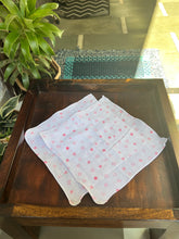 Load image into Gallery viewer, Organic Cotton Kids Handkerchiefs/ Napkins (Pack of 6/12)