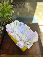 Load image into Gallery viewer, Organic Cotton Kids Handkerchiefs/ Napkins (Pack of 6/12)