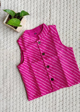 Load image into Gallery viewer, Klingaru Festive Pink Kota Jacket
