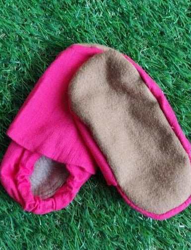 Klingaru Socks Shoes -  Pink Solid