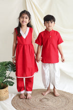 Load image into Gallery viewer, Klingaru Sibling Set -Solid Red
