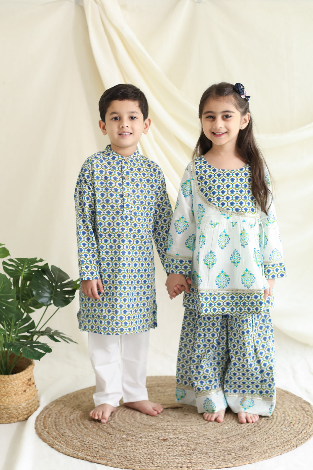 Klingaru Sibling Set -Blue Green booti