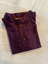 Load image into Gallery viewer, Klingaru Long Kurta - Purple Festive Cotton
