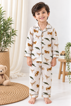 Charger l'image dans la galerie, Big Jungle Cats Cotton Night Suit for Kids
