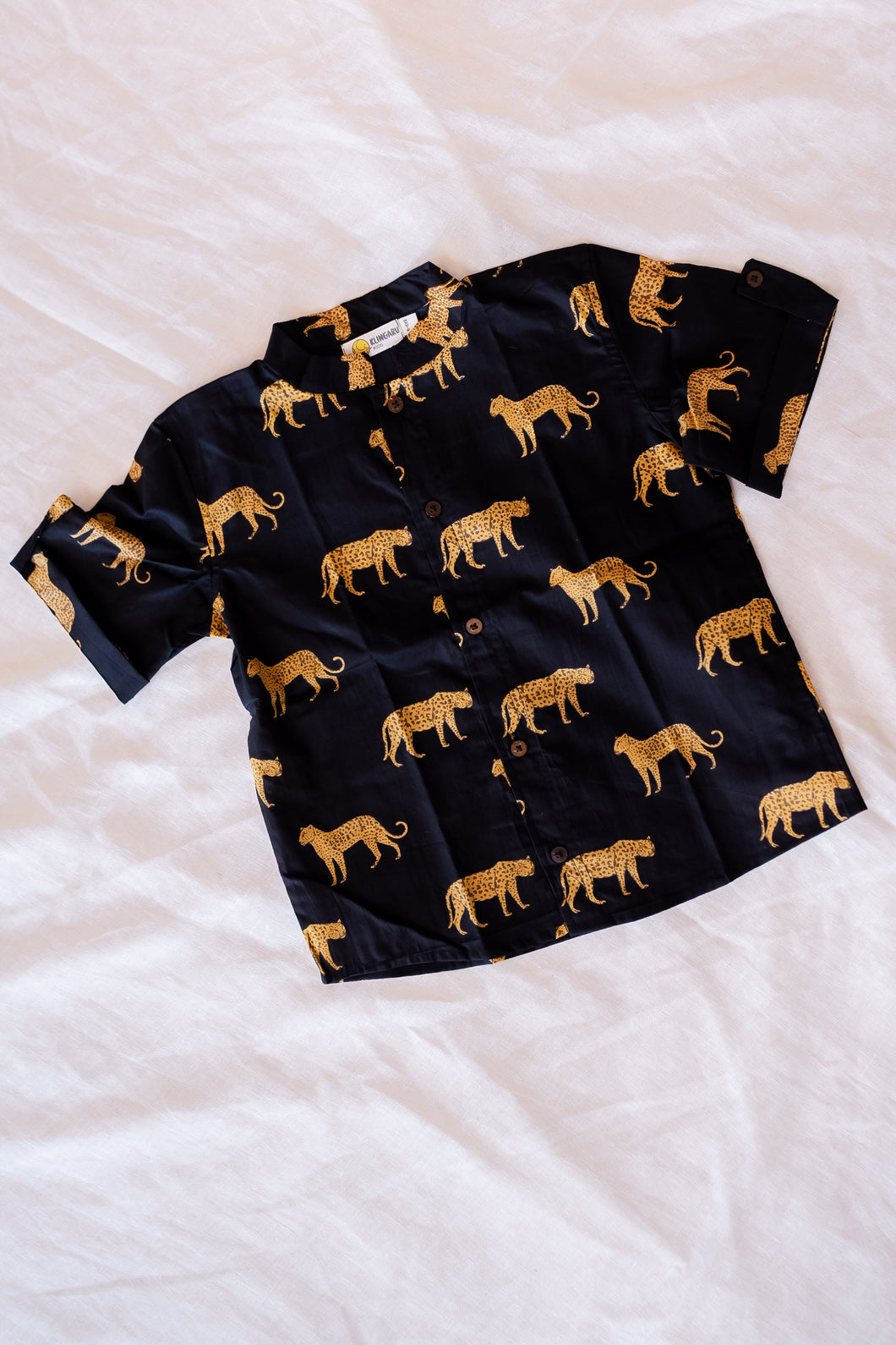 Klingaru Shirt for Men - Black Cheetah