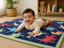 Charger l'image dans la galerie, Organic Cotton Baby Floor Mat for Tummy Time | Multiple Prints

