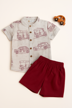 Charger l&#39;image dans la galerie, Klingaru Shirt - Dabu Vehicles Red
