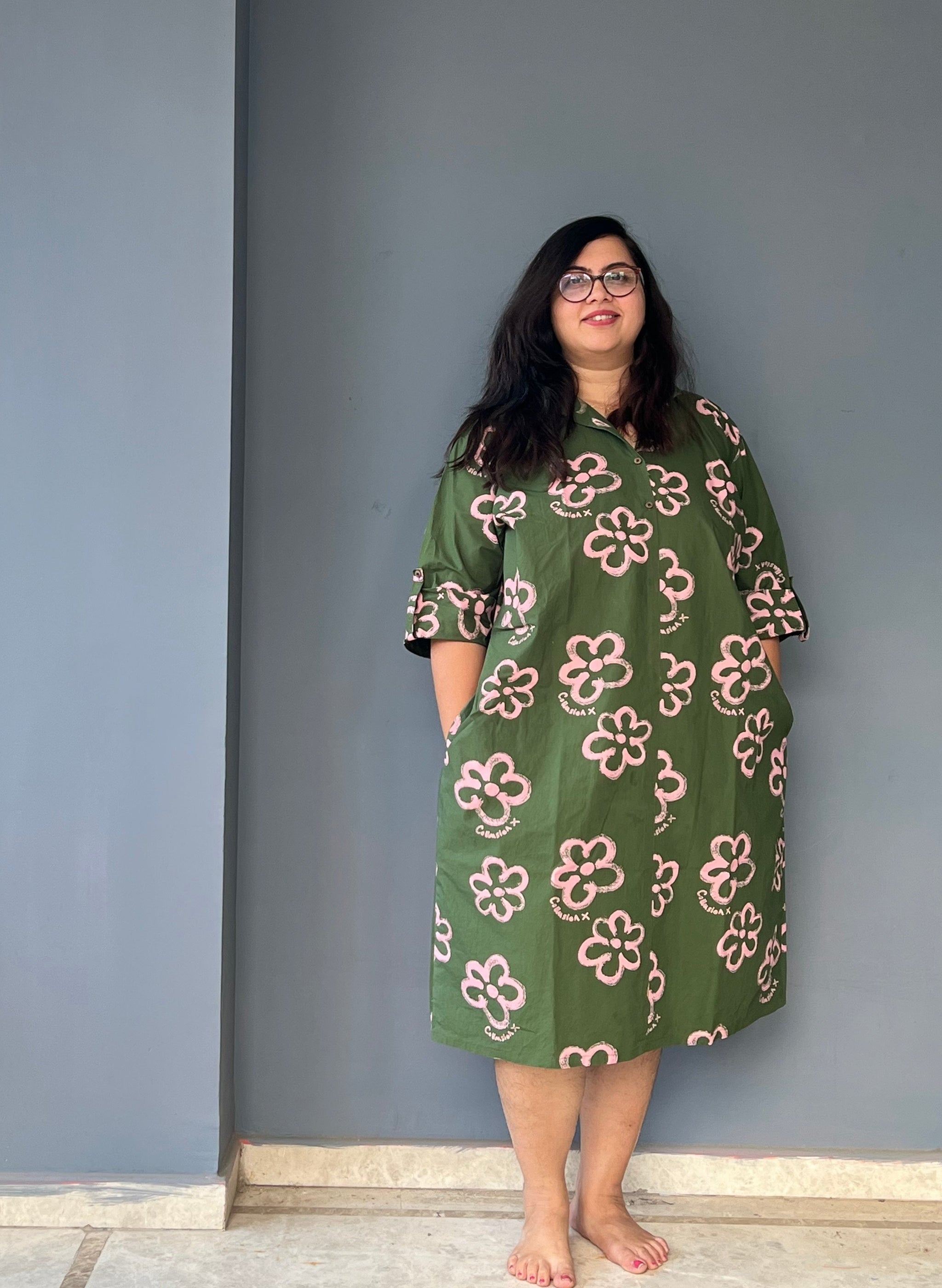 pink and green plus size dresses Women Dress Item:Dress Only (No cardigan) Authentic Saudi Thobe for this dress is your Best of Winter CLP