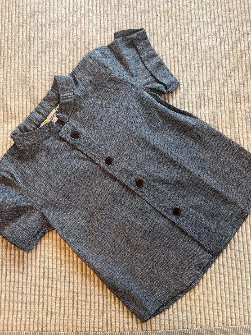 Klingaru Shirt - Grey Self size-1-2 Years last piece