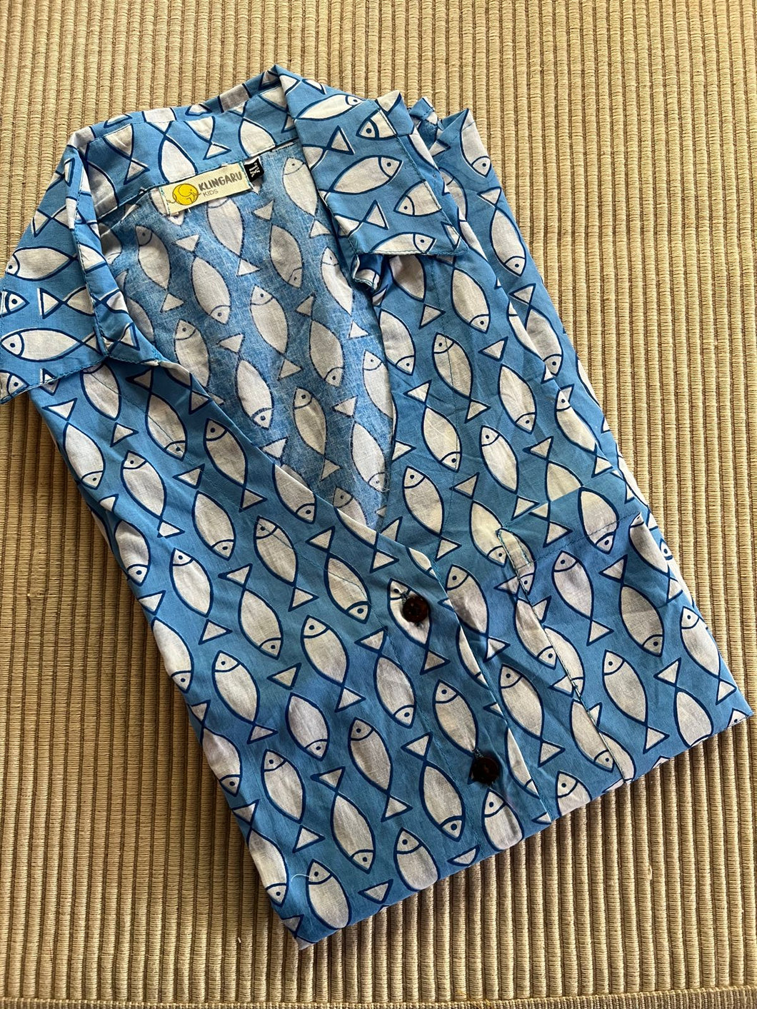 Klingaru Women Shirt - Blue Fish - PREORDER