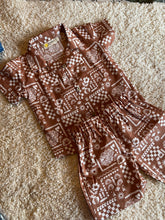 Charger l'image dans la galerie, Klingaru Co-ord Set - Boho Beige Brown Abstract
