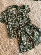 Charger l'image dans la galerie, Klingaru Co-ord Set - Grass Green Abstract
