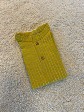 Load image into Gallery viewer, Klingaru Festive Long Kurta - Yellow Lines
