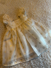 Charger l'image dans la galerie, Klingaru Frock - Kota Cotton White Golden Flowers
