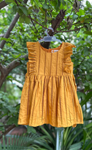 Load image into Gallery viewer, Klingaru Frock - Mustard Hokoba Dress
