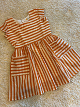 Load image into Gallery viewer, Klingaru Frock - Orange Stripes Frock
