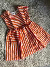 Charger l'image dans la galerie, Klingaru Frock - Orange Stripes Frock
