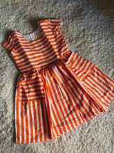 Charger l'image dans la galerie, Klingaru Frock - Orange Stripes Frock
