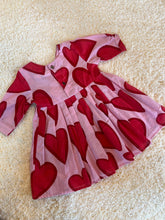 Load image into Gallery viewer, Klingaru Frock - Red Hearts
