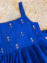 Load image into Gallery viewer, Klingaru Frock - Royal Blue Hand Mirror Work - PREORDER
