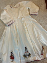 Load image into Gallery viewer, Klingaru Girl Kurta and Pant Set - Hand Embroidered Kathak dress (PRE-ORDER)
