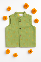 Load image into Gallery viewer, Klingaru Jacket - Pista Green Phool
