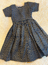 Load image into Gallery viewer, Klingaru Lehanga Choli  -  Blue Zig Zag
