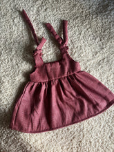 Load image into Gallery viewer, Klingaru Newborn Frock - Maroon checks
