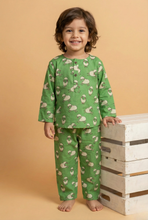 Load image into Gallery viewer, Klingaru Night Suit -  Green Sheep
