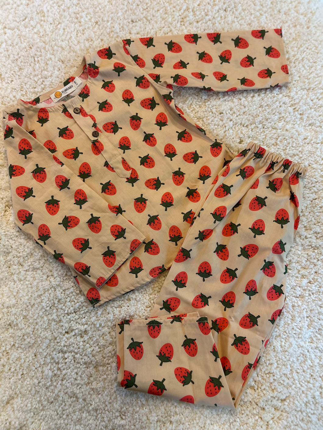 Klingaru Night Suit - Strawberry