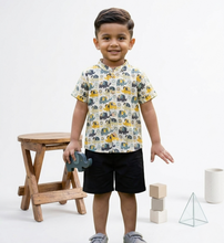 Charger l'image dans la galerie, Klingaru Shirt - Mustard Black Ellie Shirt
