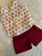 Klingaru Sleeveless Lion Short kurta