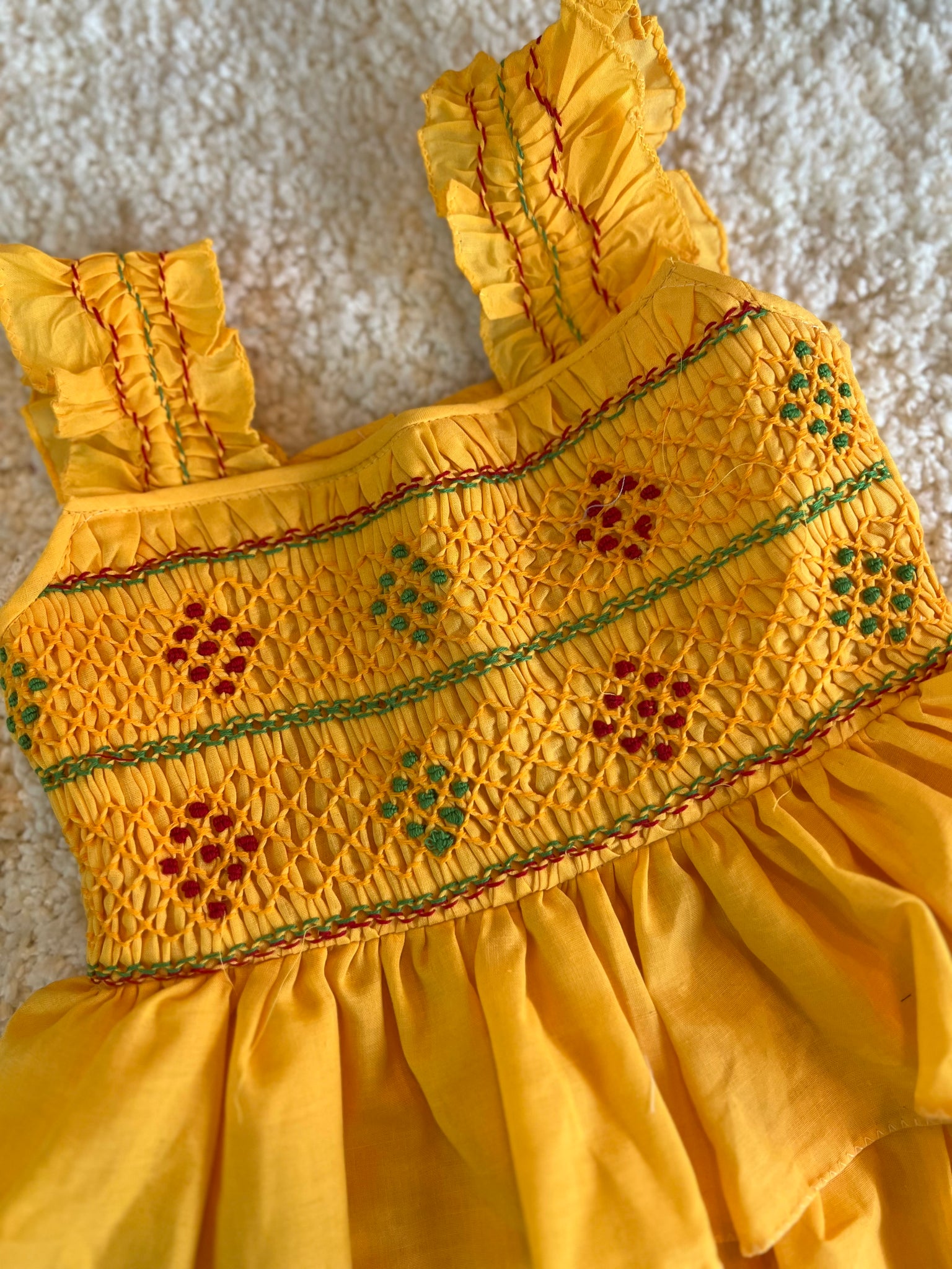 Frock Mustard Yellow Ruffle Dress Yellow Gown Full Frock In