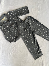 Load image into Gallery viewer, Klingaru Winter Night suit - Christmas Stars Grey
