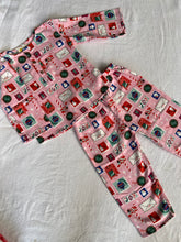 Load image into Gallery viewer, Klingaru Winter Night suit- Pink Letters to Santa
