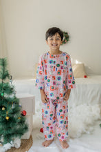 Load image into Gallery viewer, Klingaru Winter Night suit- Pink Letters to Santa
