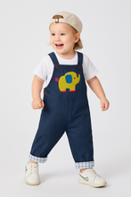 Load image into Gallery viewer, Klingaru Dungaree - Denim with Applique work (Pre-Order)
