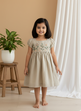 Load image into Gallery viewer, Klingaru Frock - Beige Boho Hand Embroidery Frock (PRE-ORDER)

